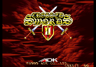 Crossed Swords 2 title screen for Neo Geo